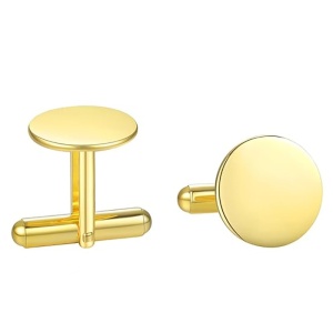 Butoni cămașă Bărbătesc din Inox chirurgical 316L — Auriu
