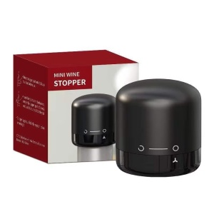 Capac de etanșare pentru sticla de vin, rotativ, din silicon - Img 5