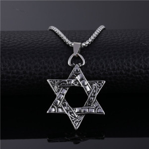 Chain with pendant Star of David Titan Star of David Sic Moda 5450 - Img 2