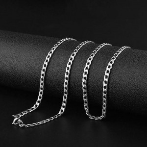 Colier Bărbătesc din Inox chirurgical 316L — Argintiu - Img 6