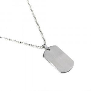 Colier Bărbătesc din Inox chirurgical 316L — Argintiu - Img 7