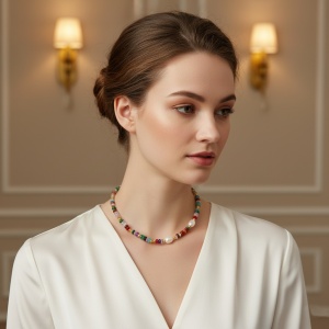 Colier Damă din Inox chirurgical 316L — Multicolor