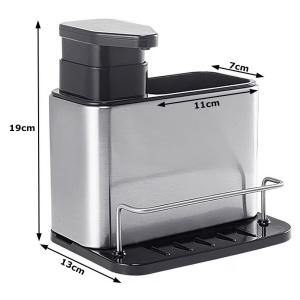 Dispenser multifuncțional pentru detergent cu suport pentru ustensile - Img 3