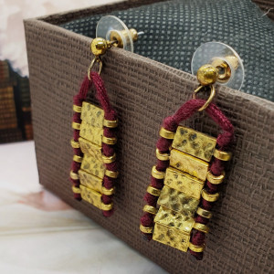 Golden Anchised Earrings 2768 - Img 2
