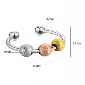 Inel Damă din Inox chirurgical 316L — Argintiu - Img 2