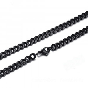 Lanț Bărbătesc din Inox chirurgical 316L — Negru