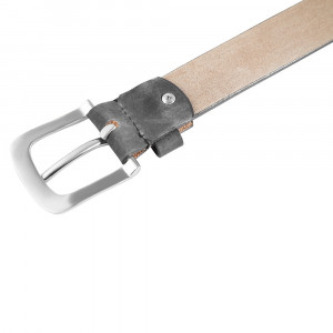 Leonardo Verrelli 5301 Grey Natural Leather Belt Leonardo Verrelli 5301 - Img 4