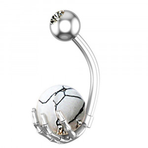 Piercing Damă din Inox chirurgical 316L — Argintiu - Img 5