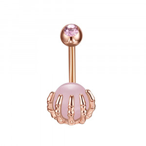 Piercing Damă din Inox chirurgical 316L — Rose - Img 2