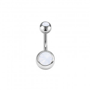Piercing Damă din Inox chirurgical 316L cu cristal - Img 2