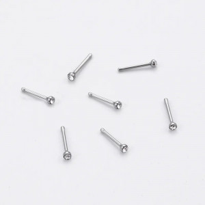 Piercing Damă din Inox chirurgical 316L cu cristal - Img 3
