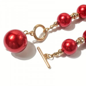 Set Colier si cercei Perle SIC MODA 5675D - Img 2