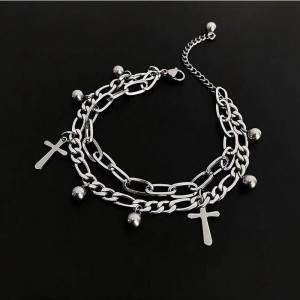 SIC MODA 3914 Copper Cross Cuff Bracelet SIC MODA 3914 - Img 3