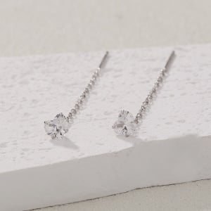 Sic Moda 5984 Zircon Heart Earrings - Img 4