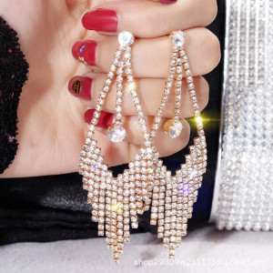Sic Moda Crystal Earrings 5705B - Img 4