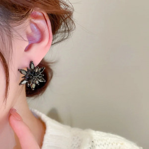 Sic Moda Flower Flower Earrings 5763C - Img 7