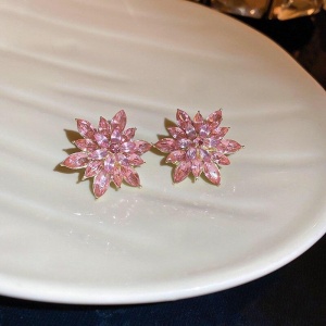 Sic Moda Flower Flower Earrings 5763E - Img 4