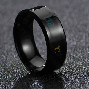 SIC MODA Stainless Steel Thermometer Ring - Img 5