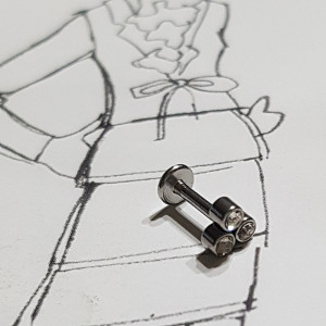Stainless Steel Piercing SIC MODA 5322 - Img 3