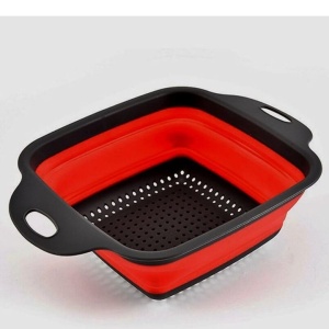 Strecurătoare pliabilă din silicon, 24 x 18 cm - Img 3