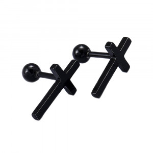 Titanium cross earrings SIC MODA 4202