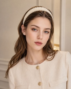 Bentita Cu 6 randuri Perle Șic Moda 6083