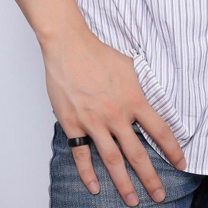 Black TUNGSTEN ring SIC MODA MODA 4275 - Img 4