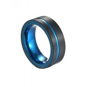 Black Tungsten Ring SIC Tungsten SIC MODA 4006 - Img 1