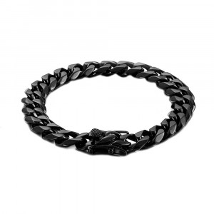 Brățară Bărbătesc din Inox chirurgical 316L — Negru