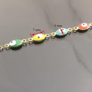 Brățară Damă din Inox chirurgical 316L — Auriu - Img 3