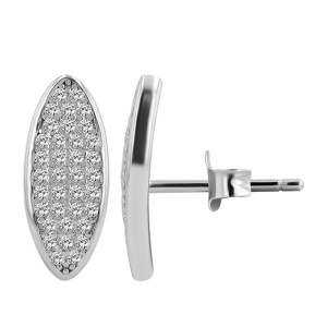 Cercei Eleganți cu Zirconiu din Argint 925 - Model Picătură - Img 4