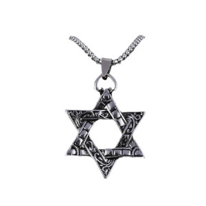 Chain with pendant Star of David Titan Star of David Sic Moda 5450 - Img 1