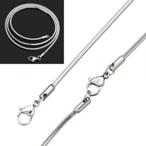 Colier Bărbătesc din Inox chirurgical 316L — Argintiu