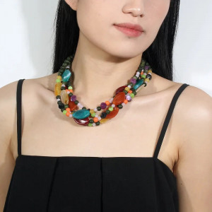 Colier Multicolor SIC MODA 5677 - Img 1