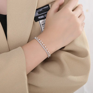 Elegant stainless steel bracelet SIC MODA 5650B - Img 5