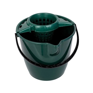 Găleată cu storcător 10 L pentru mop, verde - Img 2