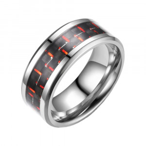 Inel Bărbătesc din Inox chirurgical 316L — Argintiu