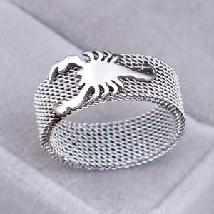 Inel Bărbătesc din Inox chirurgical 316L — Argintiu - Img 2