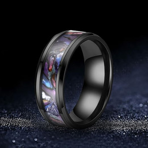 Inel Bărbătesc din Inox chirurgical 316L — Multicolor - Img 5