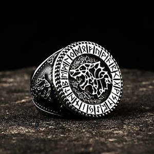 Inel Lup Inox SIC MODA 5641 - Img 7