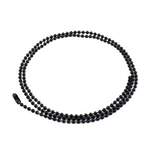 Lanț Bărbătesc din Inox chirurgical 316L — Negru - Img 2