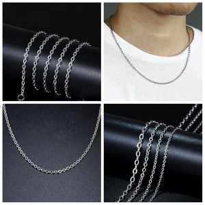 Necklace 2 mm 4220 in titanium SIC MODA - Img 2