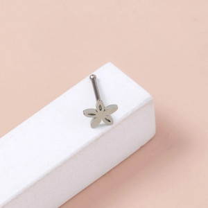 Piercing Damă din Inox chirurgical 316L — Argintiu - Img 2