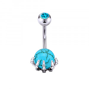 Piercing Damă din Inox chirurgical 316L — Argintiu - Img 2