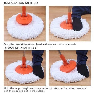 Rezervă de mop din microfibra și PVC - Img 6