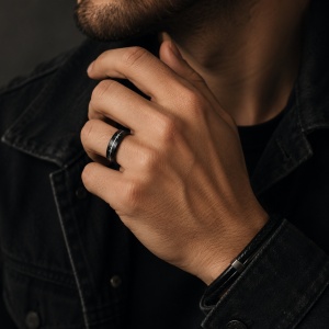 SIC MODA 3819 Unisex Stainless Steel Ring