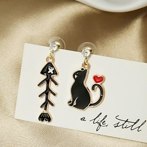 Sic Moda 4130 asymmetric earrings - Img 4