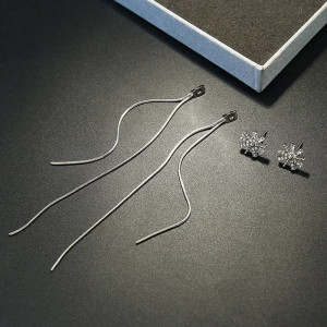 SIC MODA 5141 Fulg de Zapada earrings - Img 4
