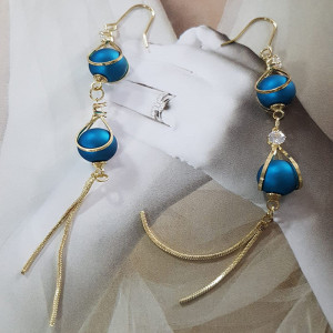 Sic Moda Long Earrings 5549A - Img 4
