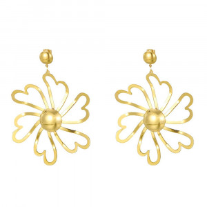 SIC MODA Titanium Flower Earrings SIC MODA 3906G